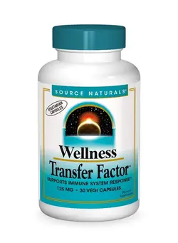 ویتامین و ساپلیمنت مکمل‌های گوارشی Wellness Transfer Factor 125 Mg Vegetable Capsule 30 Count