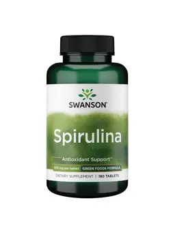 ویتامین و ساپلیمنت مکمل‌های گوارشی Spirulina 500 Milligrams 180 Tabs
