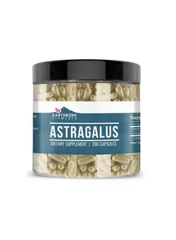 ویتامین و ساپلیمنت مکمل‌های گوارشی Astragalus Extract 200 Capsules Pure & Undiluted No Additives