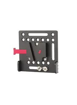 لوازم جانبی فیلم‌برداری و عکاسی اکسسوری حرفه‌ای V Mount Plate, V-Lock Battery Mounting Plate with 1/4