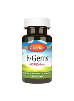 ویتامین و ساپلیمنت دمنوش و مکمل‌های گیاهی Labs Egems Natural Vitamin E 400 Iu 60 Softgels