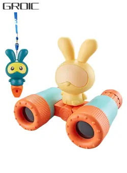 یادگیری و آموزشی سایر Kids Binoculars for Kids - Kid Binoculars 8X, High Resolution,Monocular Telescope with Whistle,Small Telescope for Bird Watching Camping Outdoor Play 