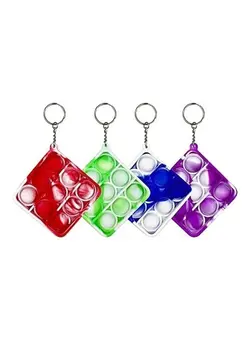 گجت، فیجت و سرگرمی پاپ ایت 4-Piece Push Bubble Fidget Sensory Toy Set 6.3x6.3cm 