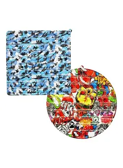 گجت، فیجت و سرگرمی پاپ ایت 2-Piece Push Bubble Fidget Sensory Toys 