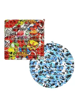 گجت، فیجت و سرگرمی پاپ ایت 2-Piece Push Bubble Fidget Sensory Toys 