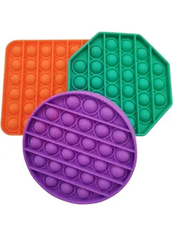 گجت، فیجت و سرگرمی پاپ ایت 3-Piece Push Pop Bubble Sensory Fidget Toy 