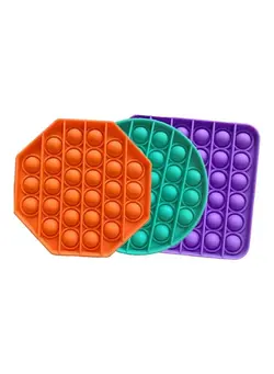 گجت، فیجت و سرگرمی پاپ ایت 3-Piece Pop Bubble Fidget Sensory Toy Set 