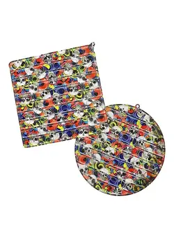 گجت، فیجت و سرگرمی پاپ ایت 2-Piece Push Bubble Fidget Sensory Toy Set 