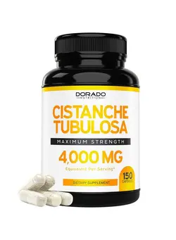 ویتامین و ساپلیمنت مکمل‌های گوارشی Cistanche Tubulosa Extract 4000Mg Per Serving (150 Capsules) (Ultra Concentrated 10 To 1 Extract) 3Rd Party Tested Drive & Stamina Made In The Usa Gluten Free & Nongmo Vegan (150 Capsules)