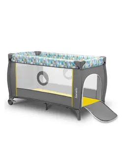 کالای خواب گهواره و حمل کودک Sven Plus 2 In 1 Travel Bed Baby Playpen, Yellow 