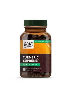 ویتامین و ساپلیمنت مکمل‌های گوارشی Turmeric Supreme Joint Health Joint Support Supplement With Quercetin Black Pepper Boswellia Ginger Root Curcuminoids & More120 Liquid Phytocapsules(30Day Supply)