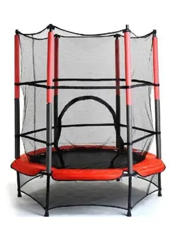 بازی‌های فضای باز و تجهیزات پارک ترامپولین Trampolines With Safety Net 60inch 