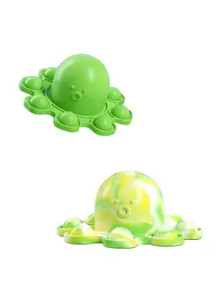 گجت، فیجت و سرگرمی اسپینر Flipped Octopus Pop Fidget Squishy Toy 9x5x4.2cm 