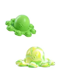 گجت، فیجت و سرگرمی اسپینر Flipped Octopus Pop Fidget Squishy Toy 