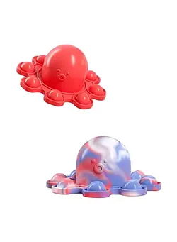 گجت، فیجت و سرگرمی اسپینر Flipped Octopus Pop Fidget Squishy Toy 