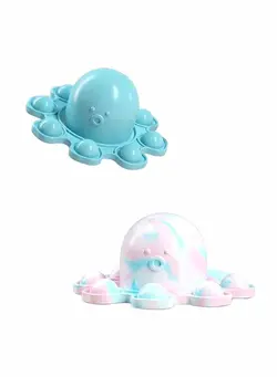 گجت، فیجت و سرگرمی اسپینر Flipped Octopus Pop Fidget Squishy Toy 