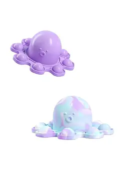 گجت، فیجت و سرگرمی اسپینر Colour-changing Octopus Push Pop Bubble Fidget Toy 
