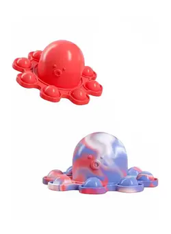 گجت، فیجت و سرگرمی اسپینر Flipped Octopus Pop Fidget Squishy Toy 