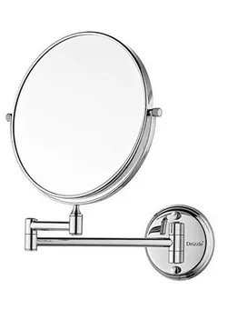 زیبایی و آرایش سایر Face Mirror 8 Inch (One Side Standard & One Side 5X Magnifying) / Shaving Mirror/Makeup Mirror/Vanity Mirror/Wall Mount Face Mirror/Bathroom Mirror/Adjustable Mirror 