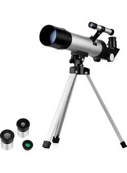 Astronomical Telescope With Tripod Set 