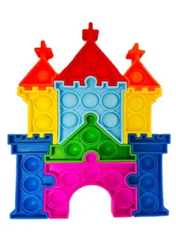 گجت، فیجت و سرگرمی پاپ ایت Prime Push Pop Bubble Fidget Sensory Toy Random Color Non-Toxic Stress Relieve Silicone Squeeze Push Pop Bubble Sensory Fidget Squishy Toy Big Size Assembling Fidget Toy for Kids 