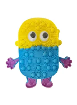 گجت، فیجت و سرگرمی پاپ ایت Pop Push Bubble Fidget Sensory Autism Special Needs Stress Reliever Popit Toys Simple Dimple Minion Bag For Kids 