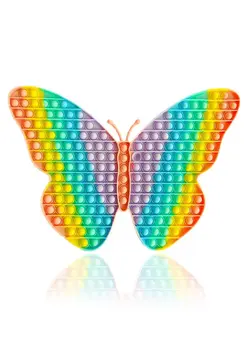 گجت، فیجت و سرگرمی پاپ ایت Push Pop Bubble Sensory Fidget Toy Butterfly Shape 45X30 cm Random Colour 