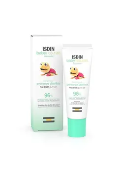 تغذیه و نگهداری کودک پستانک Isdin Babynaturals First teeth gum gel 96% 