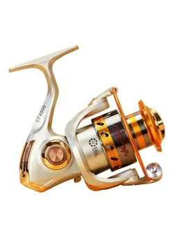 ماهیگیری تجهیزات ماهیگیری 10BB Ball Saltwater Freshwater Aluminum Spool Gear Fishing Spinning Reel 5.5:1 20 x 10 x 20cm 