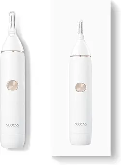 مردانه ماشین اصلاح SOOCAS Vibrissac Scissors N1 Electric Nose Hair Trimmer IPX5 Waterproof Lightweight Portable Resistant Dual Edge Blades, Battery-Operated Trimmer For Family Daily Use Travel 