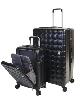 چمدان و ساک مسافرتی ست چمدان Track - Suitcase Luggage sets with Laptop Compartment - Hard Side Lightweight Travel Luggage set of 2 Trolley With Spinner Wheels & Lock (21/29 Inches) 