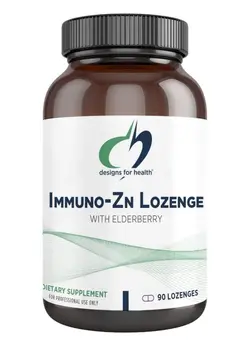 ویتامین و ساپلیمنت دمنوش و مکمل‌های گیاهی Immunozn Lozenge 25Mg Zinc + Elderberry Quick Dissolve Tablets Immune Support Supplement Nongmo Delicious Natural Berry Flavor (90 Lozenges)