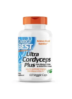 ویتامین و ساپلیمنت دمنوش و مکمل‌های گیاهی Ultra Cordyceps Plus Nongmo Vegan Gluten & Soy Free 60 Count