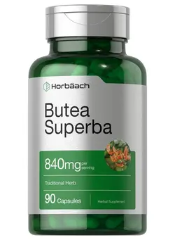 ویتامین و ساپلیمنت مکمل‌های گوارشی Butea Superba Root 840Mg ; 90 Capsules ; Male Performance Supplement ; Non Gmo Gluten Free Supplement ; By Horbaach