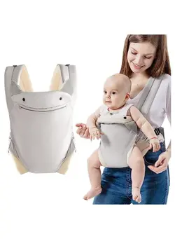 لوازم حمل آغوش Baby Carrier Newborn to Toddler with Pocket, 4-in-1 Easy to Wear Ergonomic Adjustable Breathable Carrier Slings 