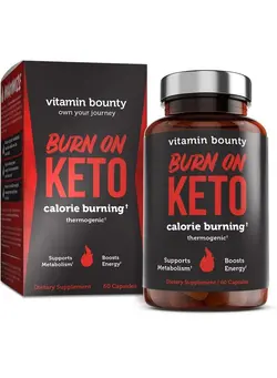 ویتامین و ساپلیمنت مکمل‌های گوارشی Burn On Keto Pills Premium Raspberry Ketones Promotes Ketosis For Women And Men Supports Keto Diet Green Tea Boosts Energy Nongmo 60 Capsules