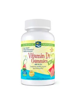 ویتامین و ساپلیمنت مکمل‌های گوارشی Vitamin D3 Gummies Kids Wild Watermelon Splash 120 Gummies 400 Iu Vitamin D3 Bone Health Healthy Immunity Nongmo Vegetarian 120 Servings
