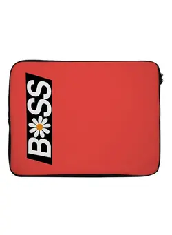 کیف، کوله‌پشتی و چتر کیف و کوله لپ تاپ Boss Printed Sleeve For 13-Inch Laptop Red/Black/White 