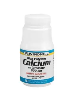 ویتامین و ساپلیمنت دمنوش و مکمل‌های گیاهی Calcium Carbonate 600Mg 60 Tablets