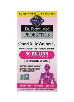 ویتامین و ساپلیمنت مکمل‌های مخصوص بانوان Dr. Formulated Probiotics Once Daily Women's - 30 Vegetarian Capsules