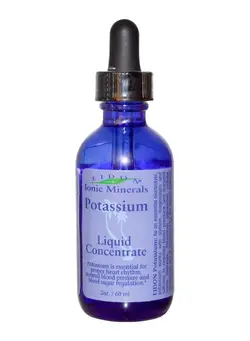 ویتامین‌های خوراکی مکمل‌های سلامت قلب Ionic Minerals Potassium Liquid Concentrate