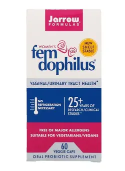 ویتامین و ساپلیمنت مکمل‌های گوارشی Fem Dophilus Oral Probiotic Supplement- 60 Veggie Capsules