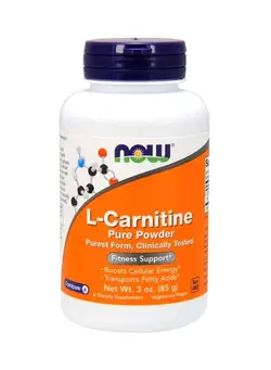مکمل‌های ورزشی آمینو اسید Now Foods L-Carnitine 85g Pure Powder