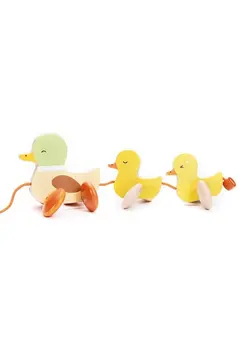 اسباب‌بازی‌های کودک و نوپا سایر Pull Along Walking Toys Wooden Pull Duck Toy For Baby Toddler 