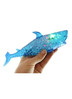 گجت، فیجت و سرگرمی اسپینر 1 Jumbo Shark Light Up Water Gel Water Bead Filled Squeeze Stress Ball Sensory Stress Fidget Toy 