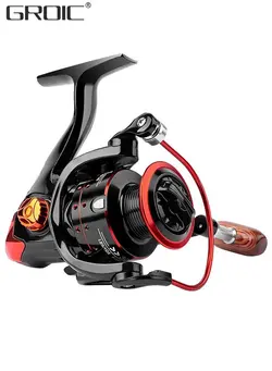 ماهیگیری چرخ و قرقره Fishing Reel, Ultra Smooth Powerful Fish Spinning Wheel, Aluminium Alloy Fishing Reels with 12LBs Drag Max, Balanced and Lightweight, Perfect for Freshwater or Saltwater Fishing 