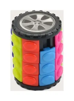 گجت، فیجت و سرگرمی پاپ ایت 1 Piece Random Tire Shaped Rubiks Cube 