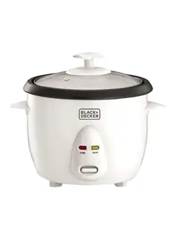 Non Stick Rice Cooker With Glass Lid 1 L 400 W RC1050-B5 White 