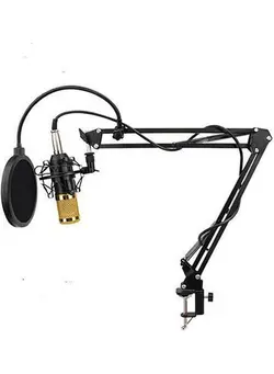 میکروفون سایر Bm 800 Upgraded Bm 900 Professional Studio Usb Condenser Microphone Wiht Shock Mount 252-01429494-18 Black 