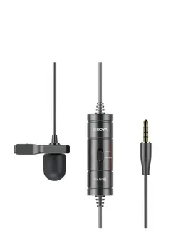 میکروفون سایر BOYA BY-M1S Upgraded Omnidirectional Condenser Lavalier Microphone 